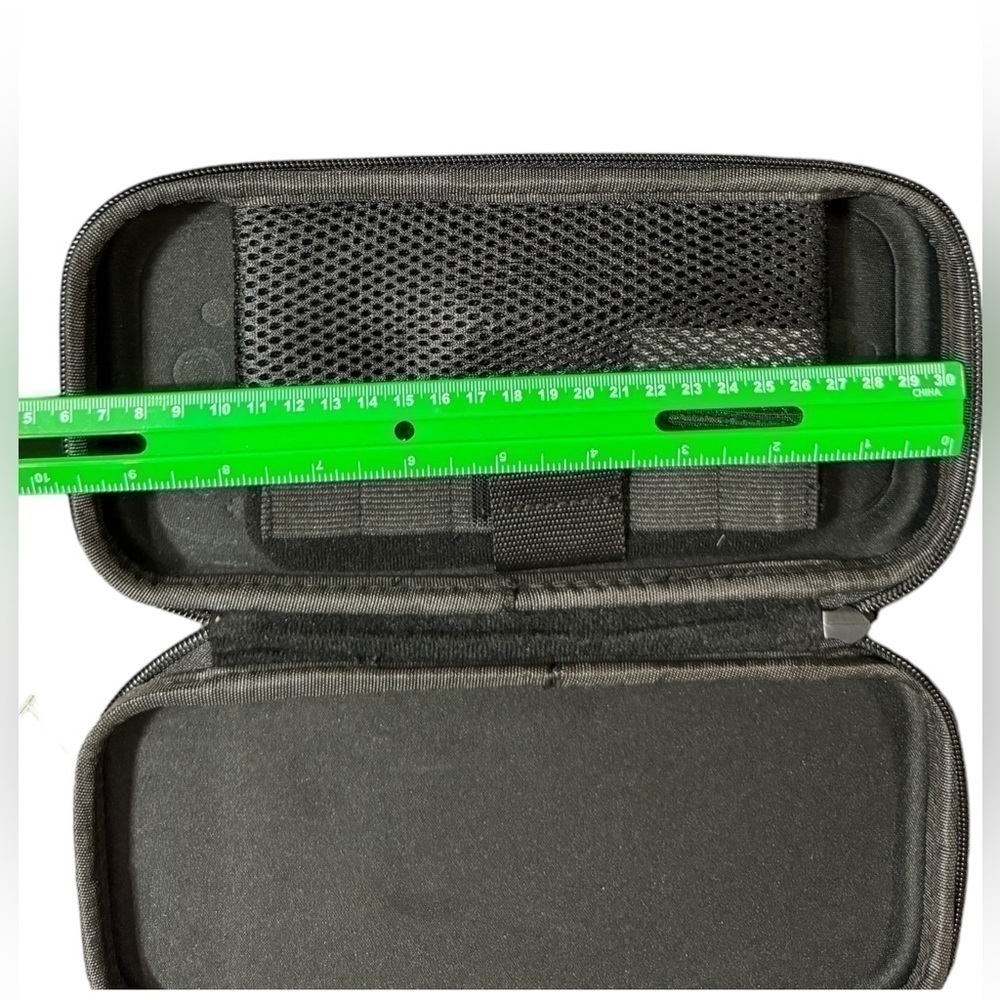 Nintendo Switch Carrying Case Black & Grey w/ Mesh Pocket and internal strap GUC - Picture 13 of 16